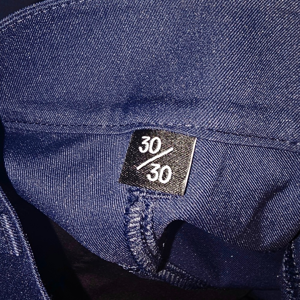 Men's Navy Casual Pants - Picture 5 of 5